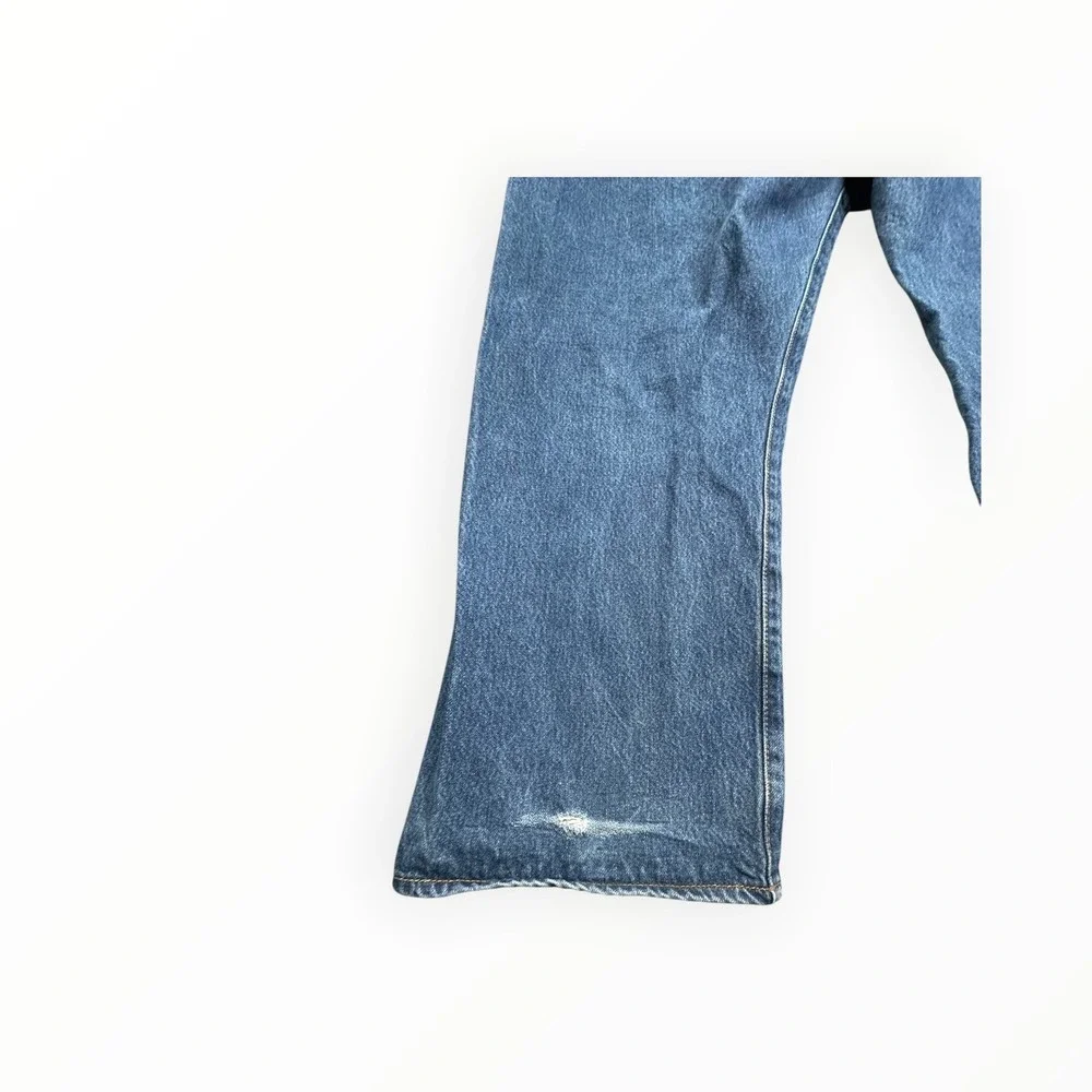 Levi's Jeans Mens 52 Blue 501 Original Fit Straight‎ Leg Button Fly Denim Pants